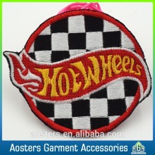 wholesale design custom embroidery logo iron on embroidered patch for clothing