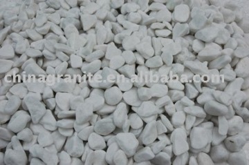 white tumbled pebbles