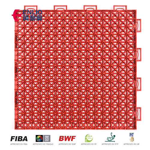 ITF ได้รับการอนุมัติกลางแจ้ง Easy Install Tennis Court Flooring