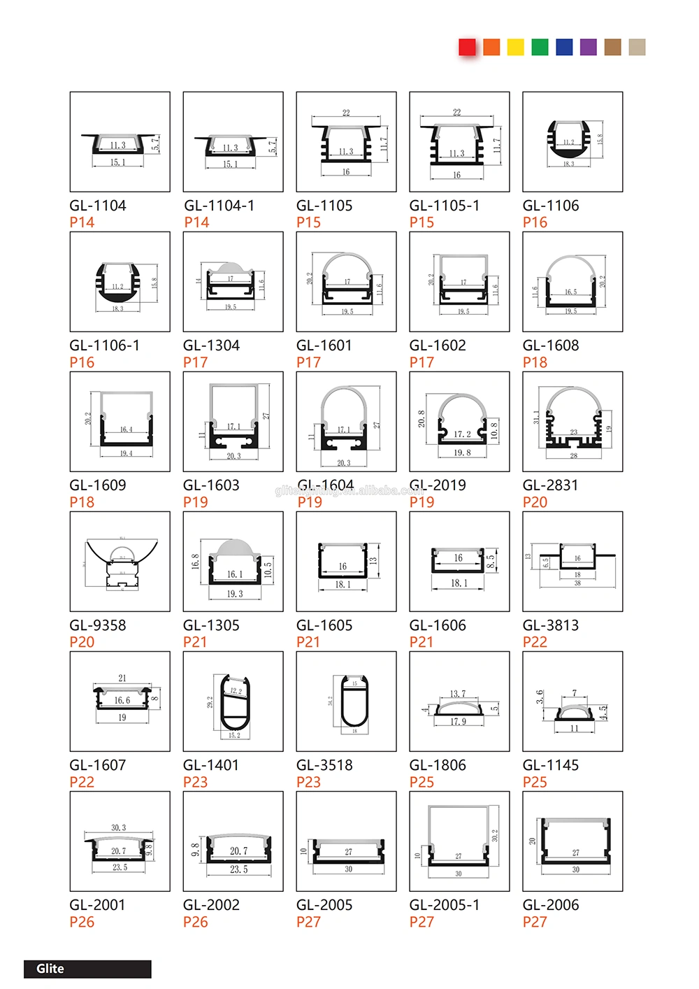 Alu LED Profile Light LED Aluminum Profile for LED Bar Lighting