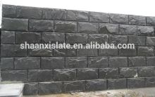 black stone natural mushroom face stone