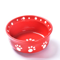 Mangiatoia per cani in ceramica Ciotola per animali domestici in gres