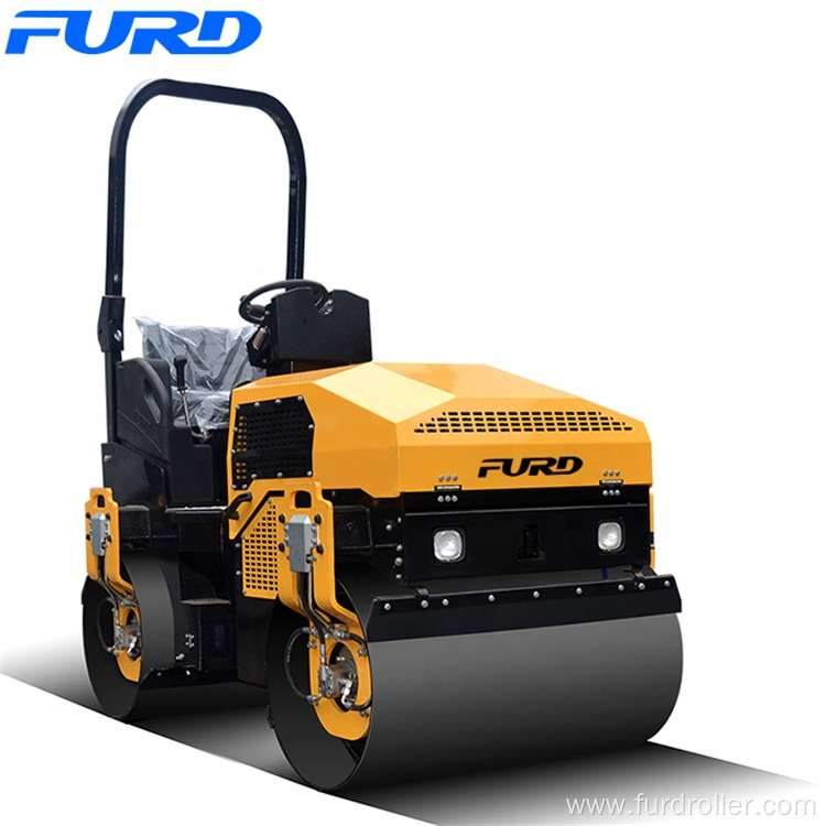 Factory Sell Ride-on Double Drum Road Roller (FYL-1200)