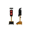 Feu de signalisation portatif mobile solaire de 300mm 400mm pour l&#39;urgence