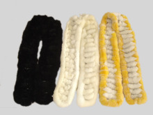 Thicken warm long fur scarf