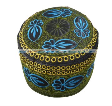 Fashion design, 100% cotton Muslim embroidery hat