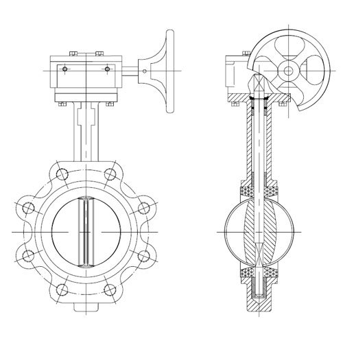 Resilient Seated Butterfly Valve (Lug Type)