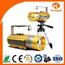 NEW Handheld 3 Ligh Color LED Torch Fishing Light Flashlight Power Bank