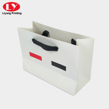 Luxury Standard Size Ribbon Paper Printed Shopping Bag