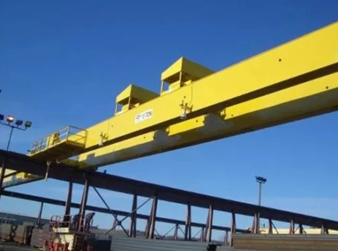 Best Selling Qe Electric Double Girder Overhead Crane with Electric Trolley