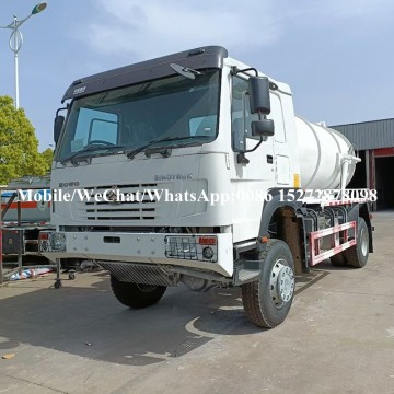 Howo Military 8t Campo séptico de alcantarillado