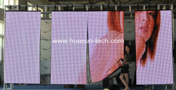 Soft LED Video Curtain for Stage Lighting, DJ Decoration, Live Show, Music Toor