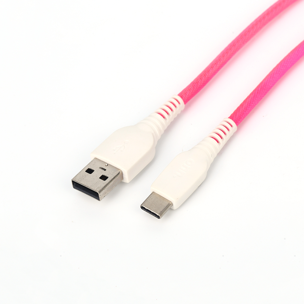 Colorful USB A to Type C Cable for Fast Charging