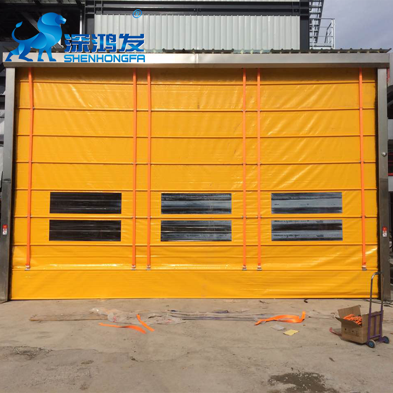 Industrial PVC Rapid Rolling Shutter Door