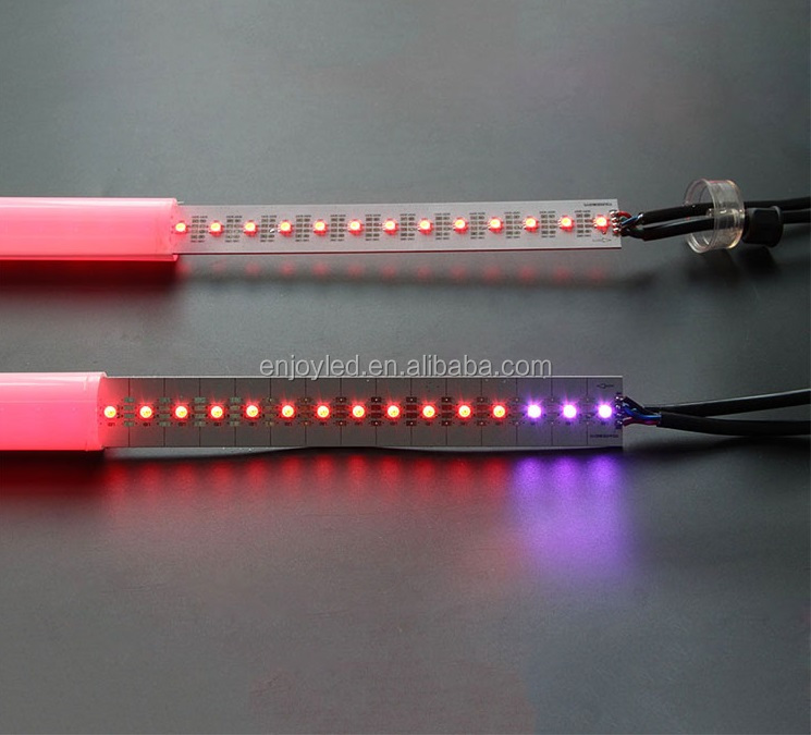 IP65-rated DMX RGB 16 pixel 3D graphic LED tube