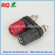 twins dual 4mm speaker wire terminal audio binding post connector