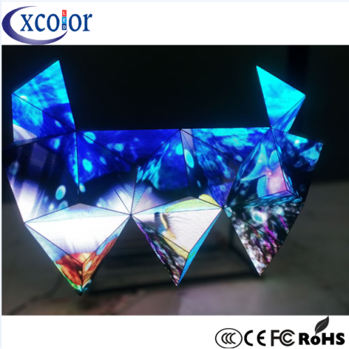 Stage Flexible P5 DJ Booth Display Triangle LED