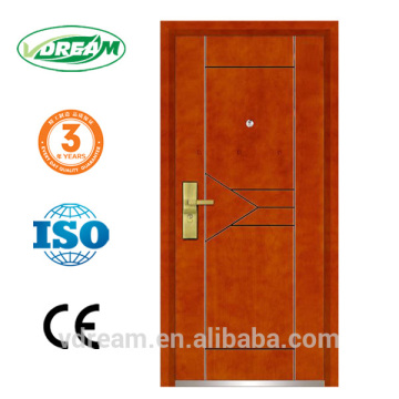 standard size steel wooden door