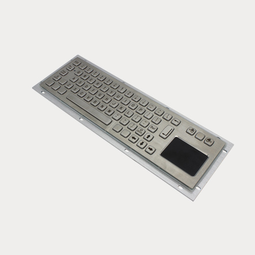 USB HID kiosk keyboard with touch pad