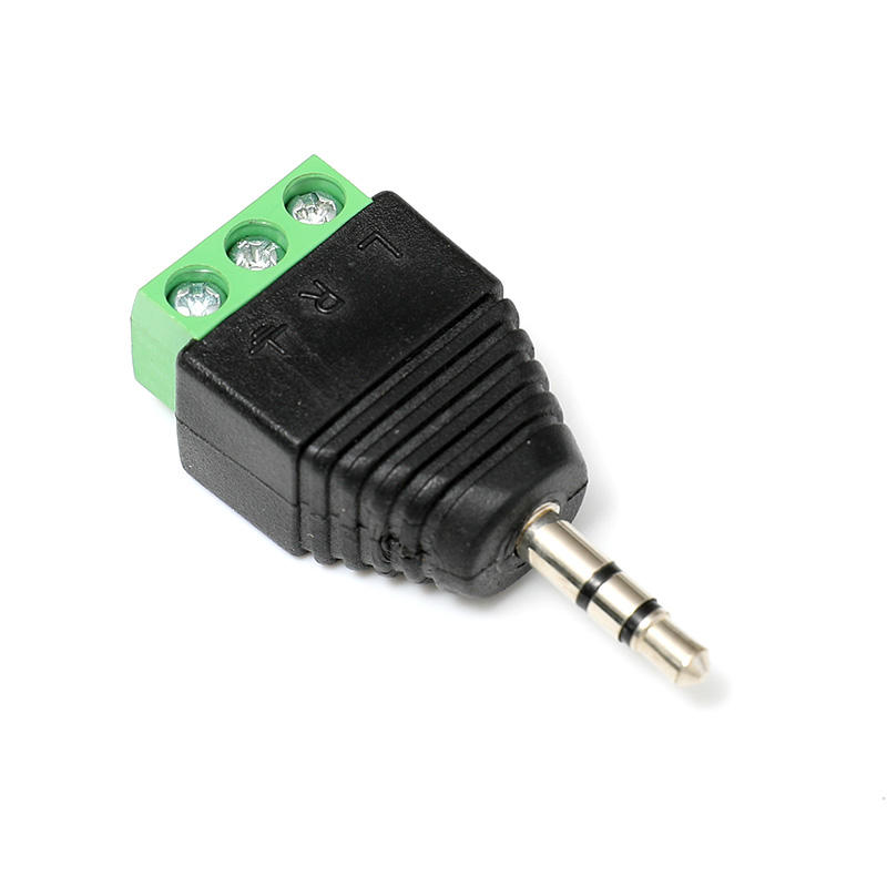 3.5mm 3-pins plug elektrische connectoren typen met schroefterminal (CT137)