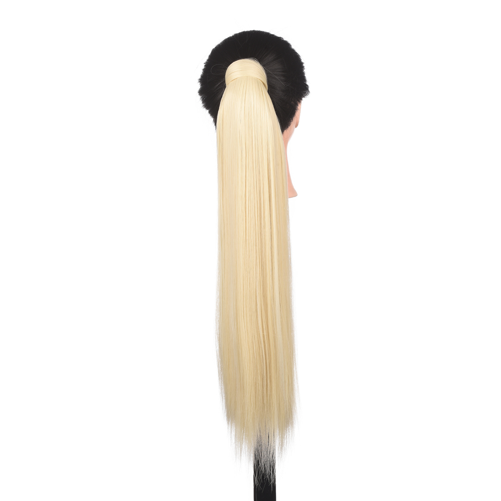 Julianna Hair Vendors Extension Piece Synthetic Fiber Hair Accessories Long 16 17 22 23 26 Inch Wrap Around Ponytail