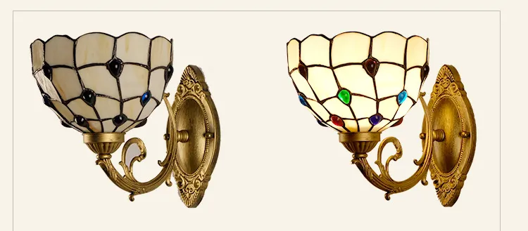 Elegant European Style LED Wall Lights for Living Rooms