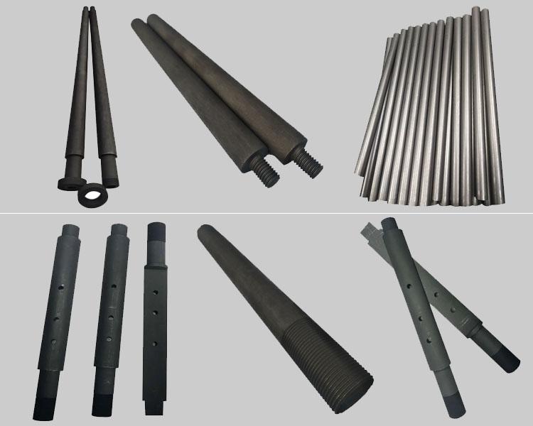 Customized thermal stability metallurgy graphite rod