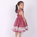 girls Dollcake remake plum ruffle twirly dress