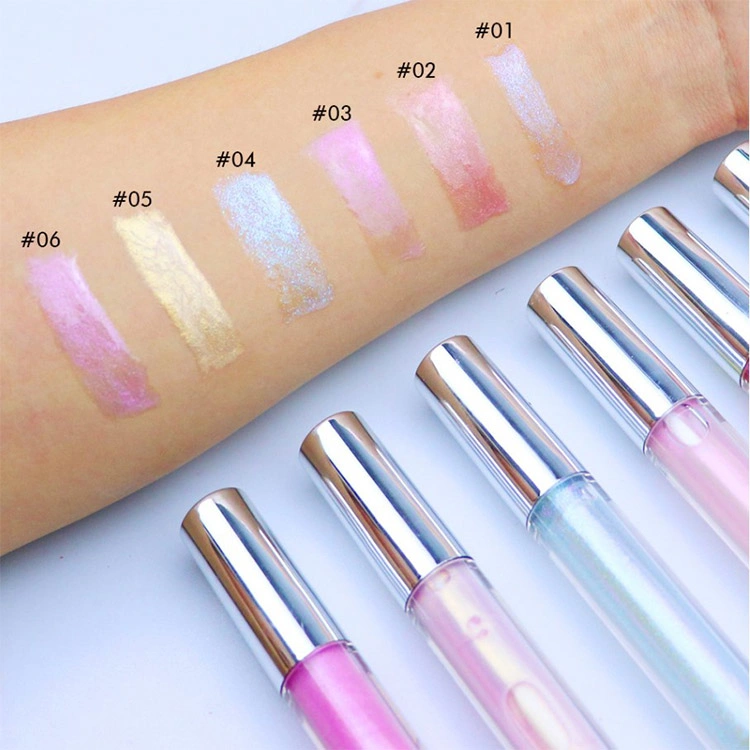 Multicolors Premium Diamond Lip Glaze Long Lasting High Pigmented Lip Gloss Custom Logo Lipgloss
