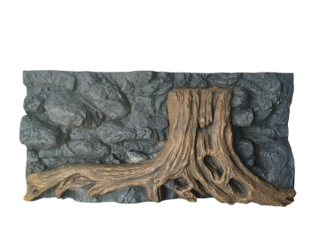 Realistic Tree Root Shaped Background Panel