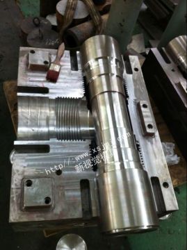 PE Tee fitting mould with thread