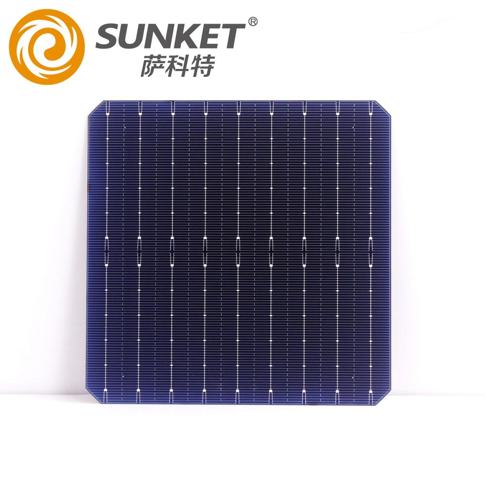 Sel solar mono Tier1 166mm dengan kecekapan tinggi