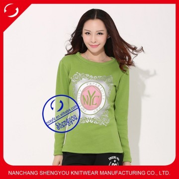 100% cotton women custom printed tshirt china factory