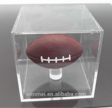 New Acrylic football display box,crafts box