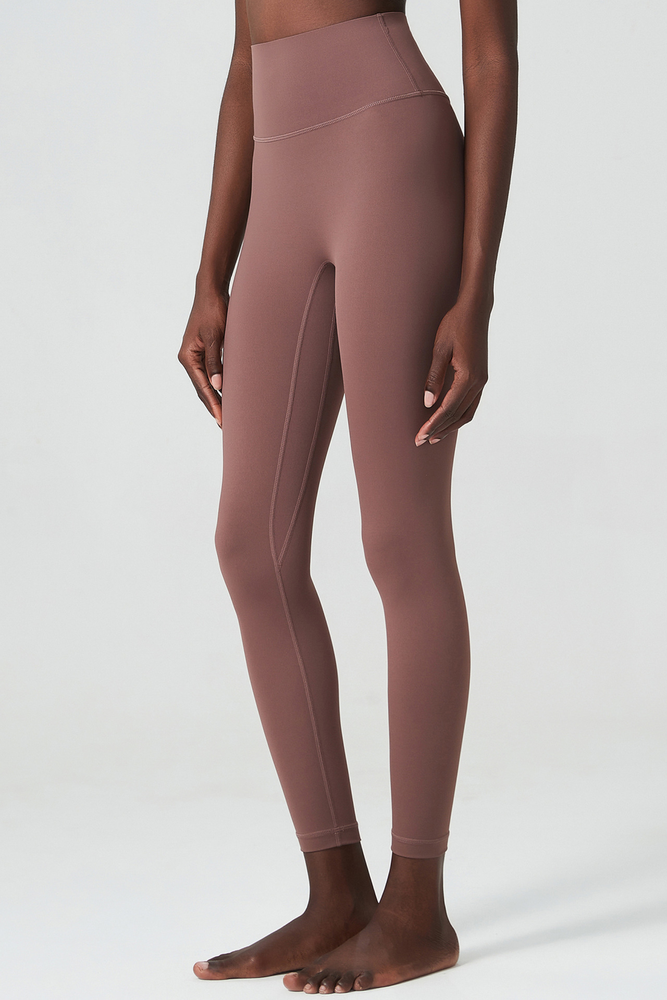 Женские брюки для йоги из спандекса и нейлона с высокой талией High Waisted Women Spandex Nylon Yoga Pants