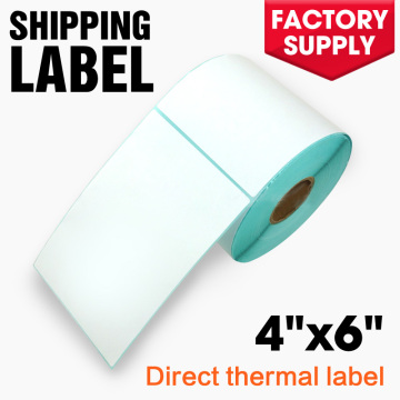 ZEBRA thermal label 4x6 adhesive shipping label