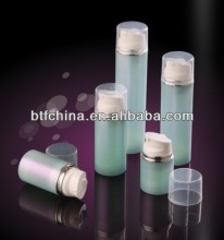 airless bottle with colour coating
