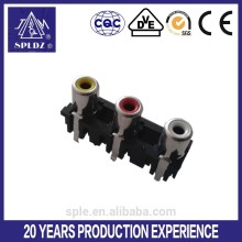 Television audio video socket AV3-8.4-6A