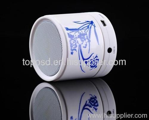 Minio del minio azul azul T-s22 inalámbrico Bluetooth altavoz micrófono