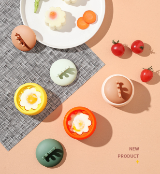 Steamed Egg Mold Silicone Tray with Lid