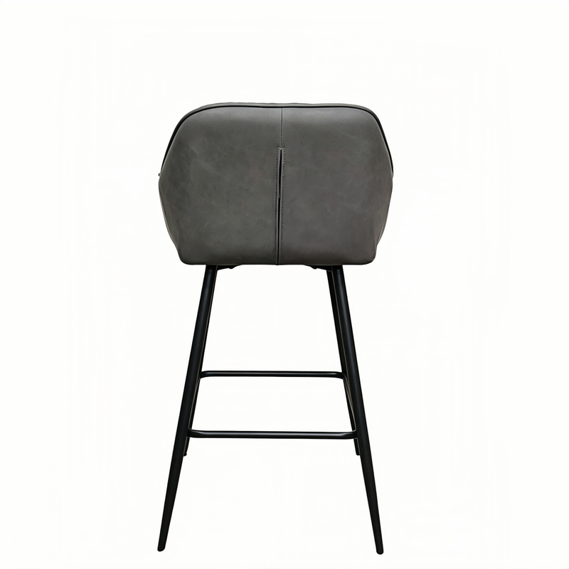 BRJY-022-FMDKGRY ПУ БАРНЫЙ СТУЛ4 BRJY-022-FMDKGRY PU BAR CHAIR4