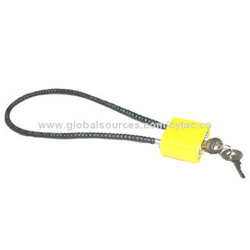 Armored Cable Gun Lock, 15mm, Suitable for Handgun, Pistols, Rifle