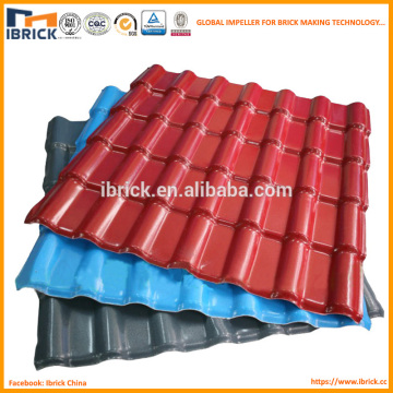 Synthetic resin tile