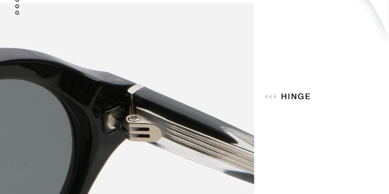 Translucent Neo-Retro Segmented Oval Color-Block Sunglasses ME2162-Hinge Translucent Neo-Retro Segmented Oval Color-Block Sunglasses ME2162-Hinge