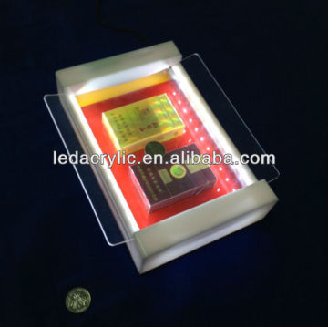 Touch Sensative Lighted LED Coin Tray / LED Cash Tray /LED Money Tray