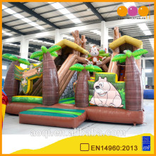 AOQI jungle monkey fun city /inflatable fun city for kids outdoor games