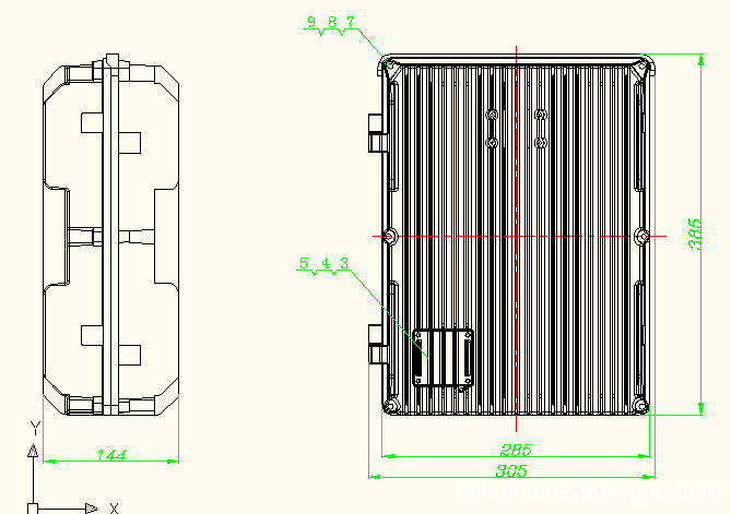 Aluminum Casting Communication Case