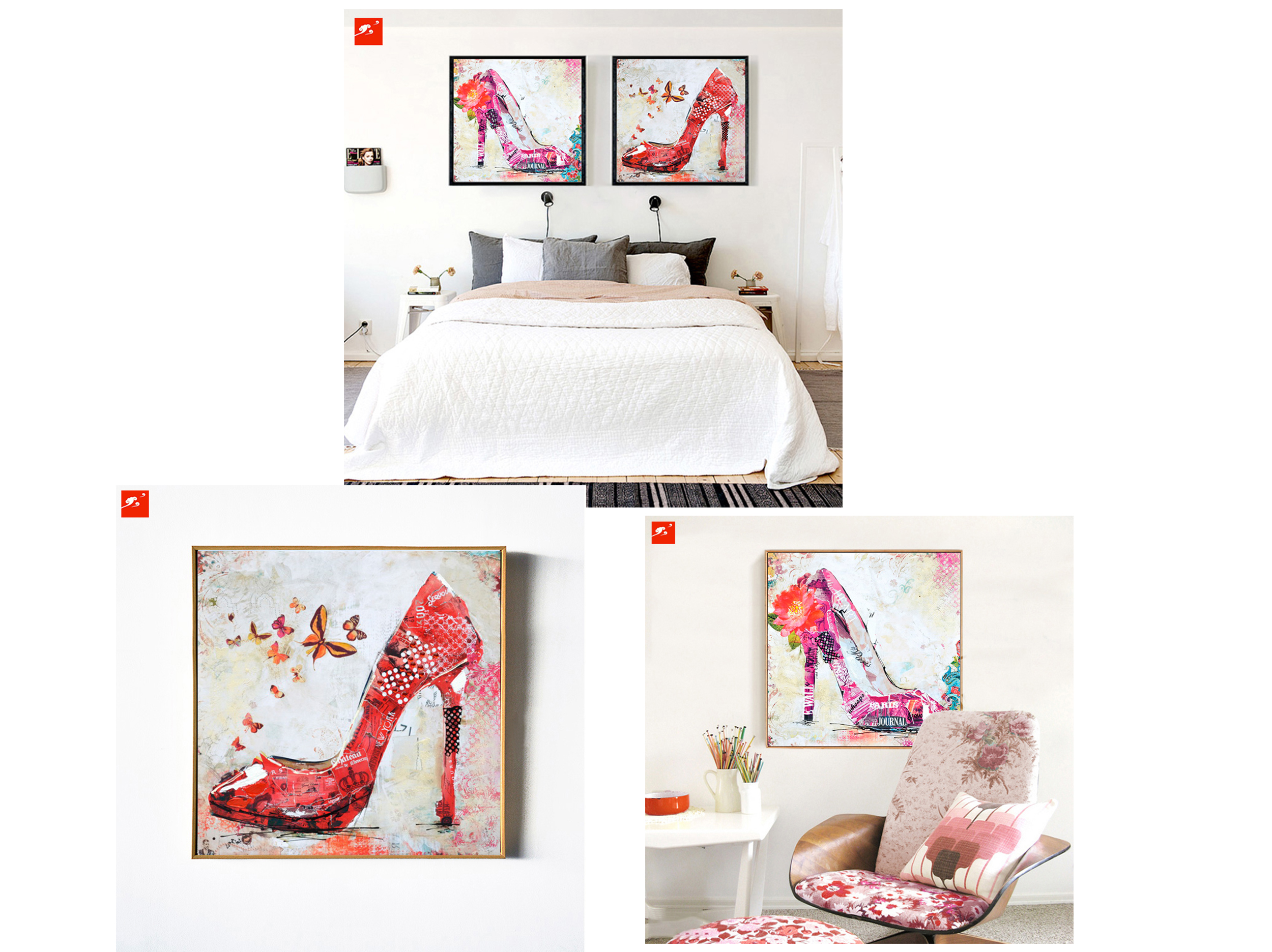 Modern High Heels Canvas Prints