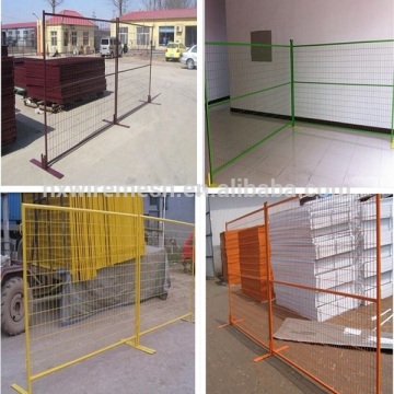 Temporary Movable Fence with concrete feet