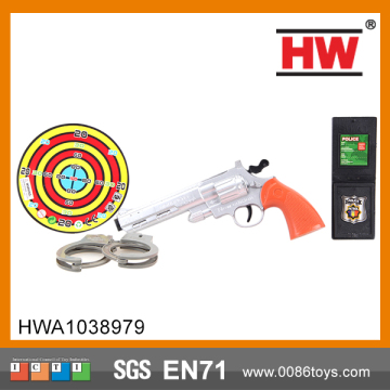 Cheap Soft Bullet Gun Police Set Plastic Model Gun